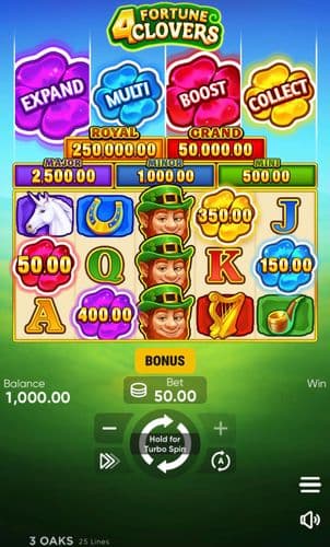 4 Fortune Clovers screenshot 1