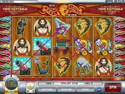 5 Reel Circus screenshot 1
