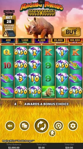 Raging Rhino Double Danger screenshot 1