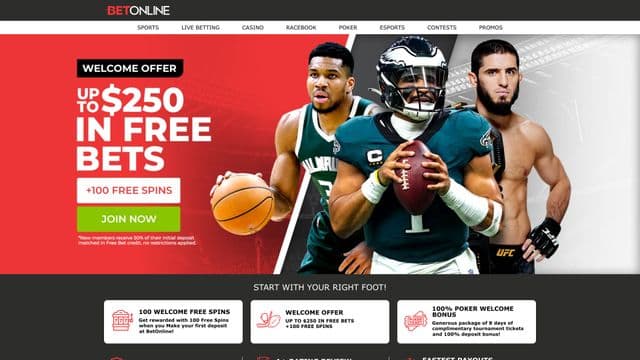 Betonline screenshot
