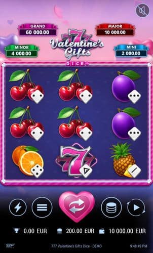 777 Valentine's Gifts Dice screenshot 1