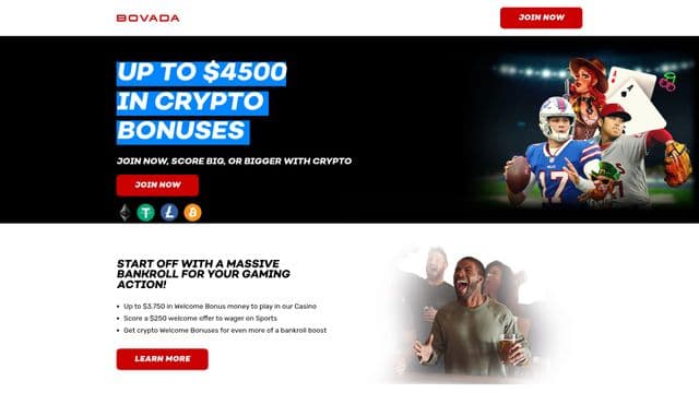 Bovada screenshot