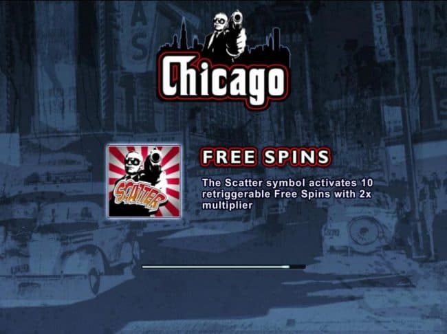 Game features include: Free Spins! The scatter symbol activates 10 retriggerable Free Spins with 2x multiplier.