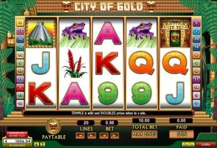 Main game board featuring five reels and 20 paylines with a $30,000 max payout