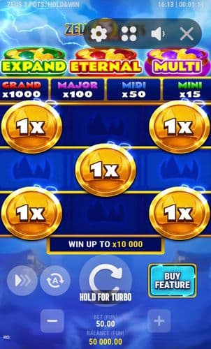 Zeus 3 Pots: Hold & Win screenshot 1