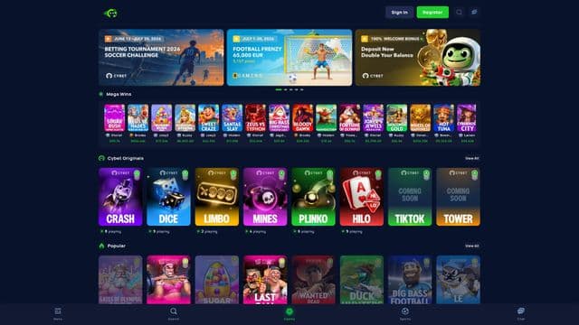 Cybet screenshot