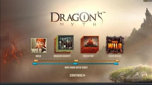 This game features wild symbols, Dragon Bounty bonus feature, Free spins, Fixed Wilds and win from both sides.