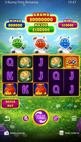 3 Bunny Pots Bonanza screenshot 1