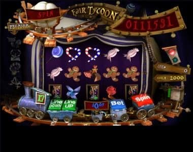 Main game board featuring five reels and 17 paylines with a $4,000 max payout