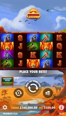 Main Game Screen