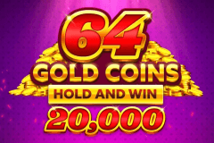 64 Gold Coins Hold and Win 20,000 slot