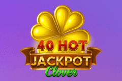 40 Hot Jackpot Clover logo