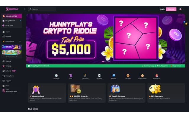 HunnyPlay screenshot