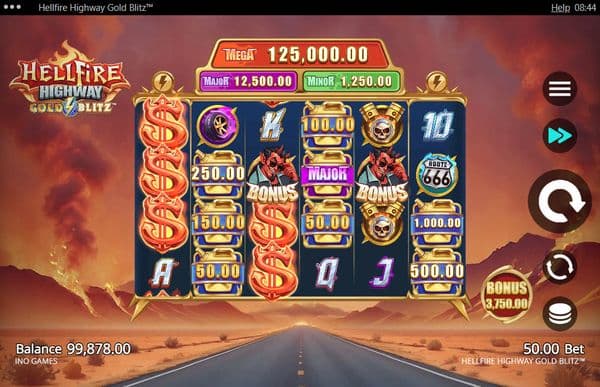 Hellfire Highway Gold Blitz screenshot 1