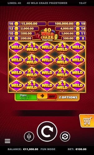 40 Wild Craze PrizeTower screenshot 1
