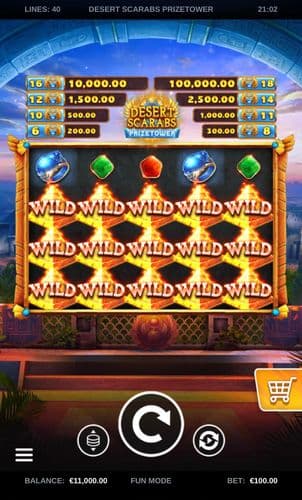 Desert Scarabs PrizeTower screenshot 1