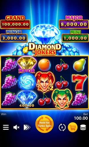 Diamond & Jokers Hold and Win screenshot 1