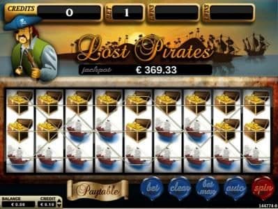 Main game board featuring nine reels and 10 paylines with a $4,500 max payout