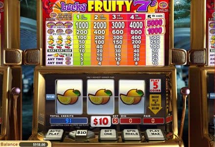 Lucky Fruity 7's screenshot 1