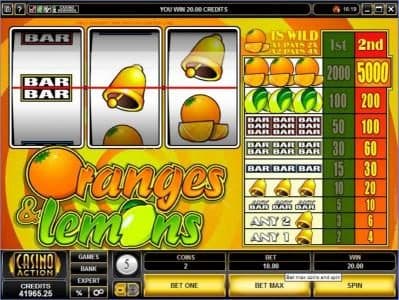 Main game board featuring three reels and 1 payline with a 5,000x max payout