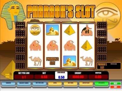 main game board featuring five reels and eleven paylines. win up to 3125 coins when you play max bet