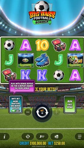 Big Bass Football Bonanza screenshot 1