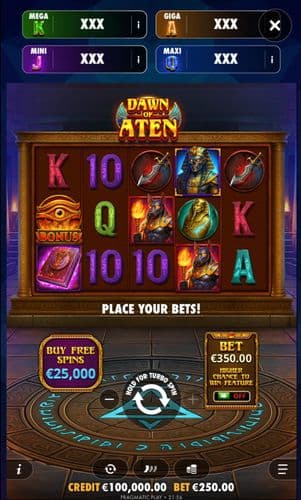 Dawn of Aten - Big Bass Jackpot Bonanza screenshot 1