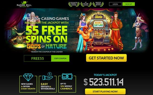 Raging Bull Slots screenshot