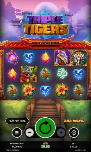 Triple Tigers screenshot 1