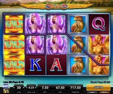 Another big win triggered by wilds and multiple winning paylines
