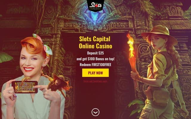 Slots Capital home screen
