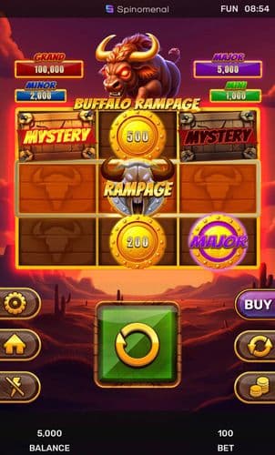 Buffalo Rampage - Blast The Bonus 3x3 screenshot 1