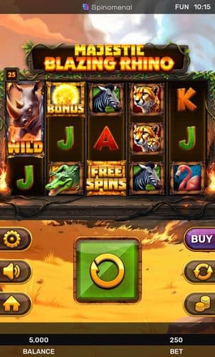 Majestic Blazing Rhino screenshot 1