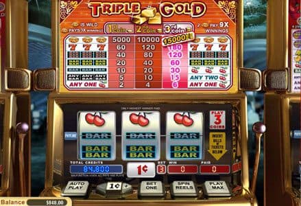 Triple Gold screenshot 1