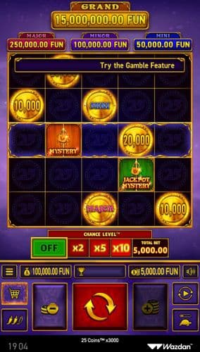 25 Coins x3000 screenshot 1