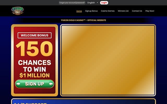 Yukon Gold Casino screenshot